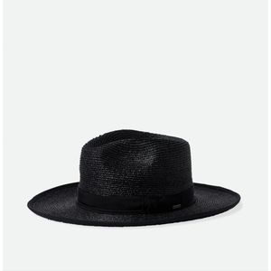 Brixton reno black straw hat